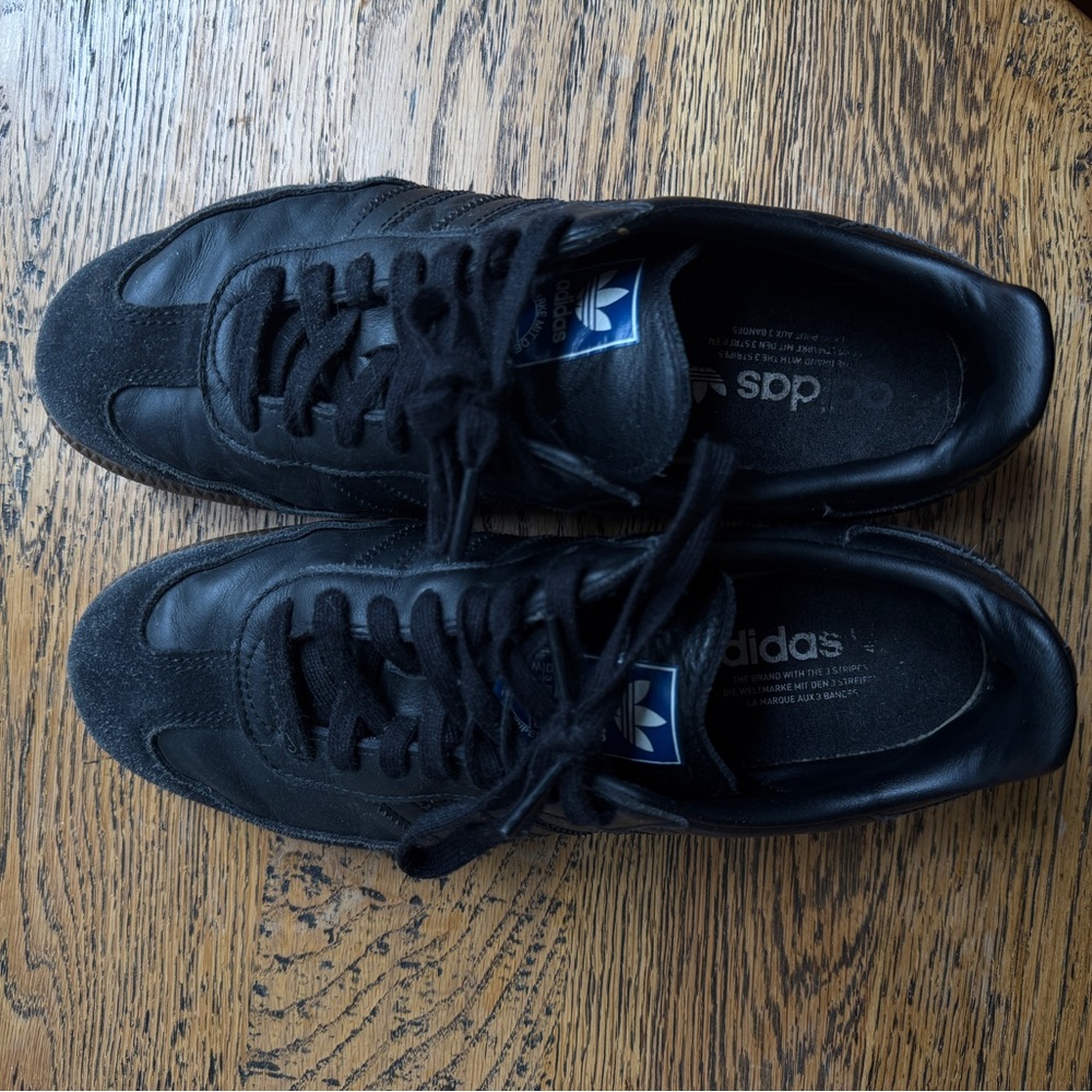 Adidas black sambas size 8 men’s / women’s 10 sneakers